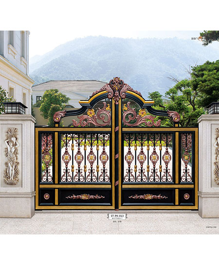 ST-PK-013豪華平開(kāi)庭院大門(mén)